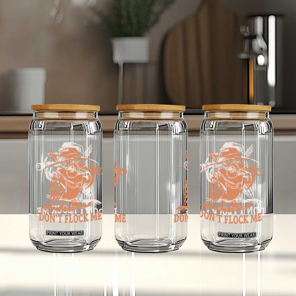 Funny Bird Watching Detective Birdwatcher Glass Can Dont Flock Me