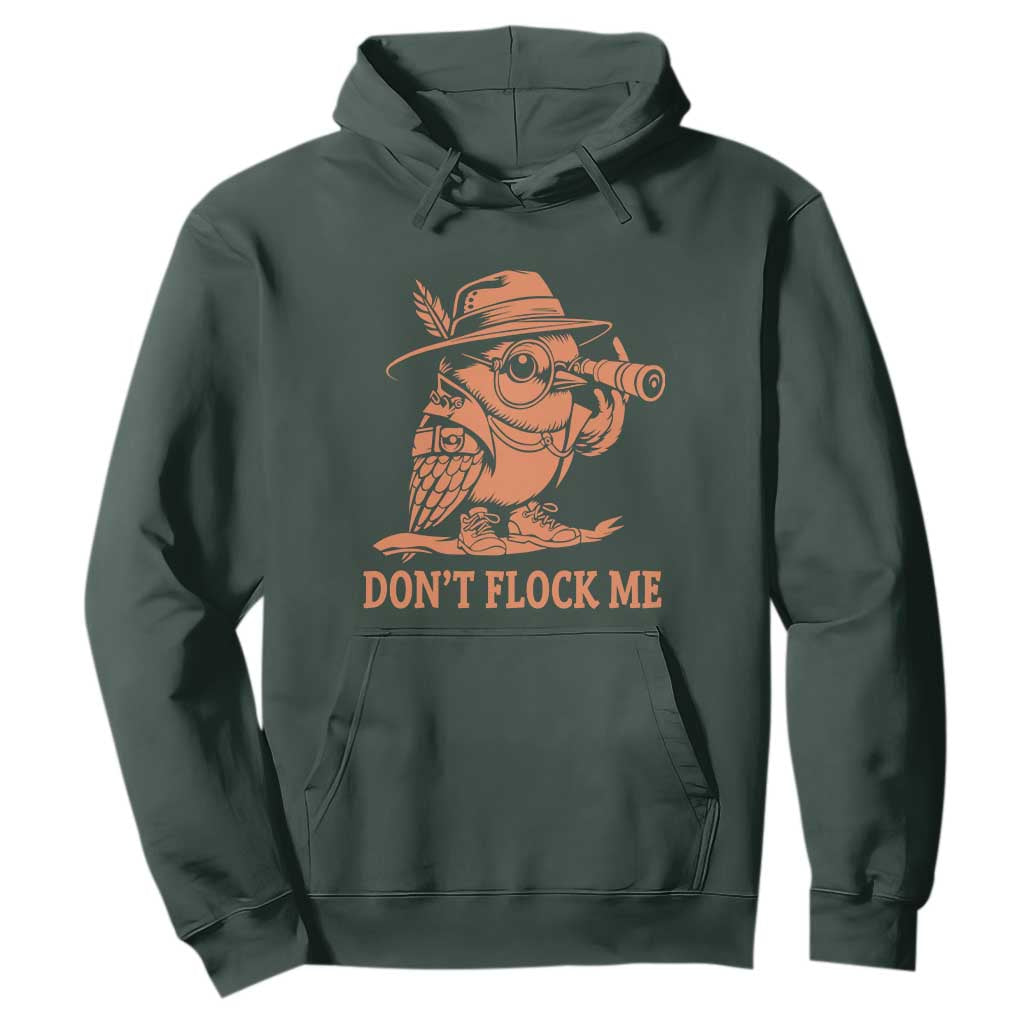 Funny Bird Watching Detective Birdwatcher Hoodie Dont Flock Me