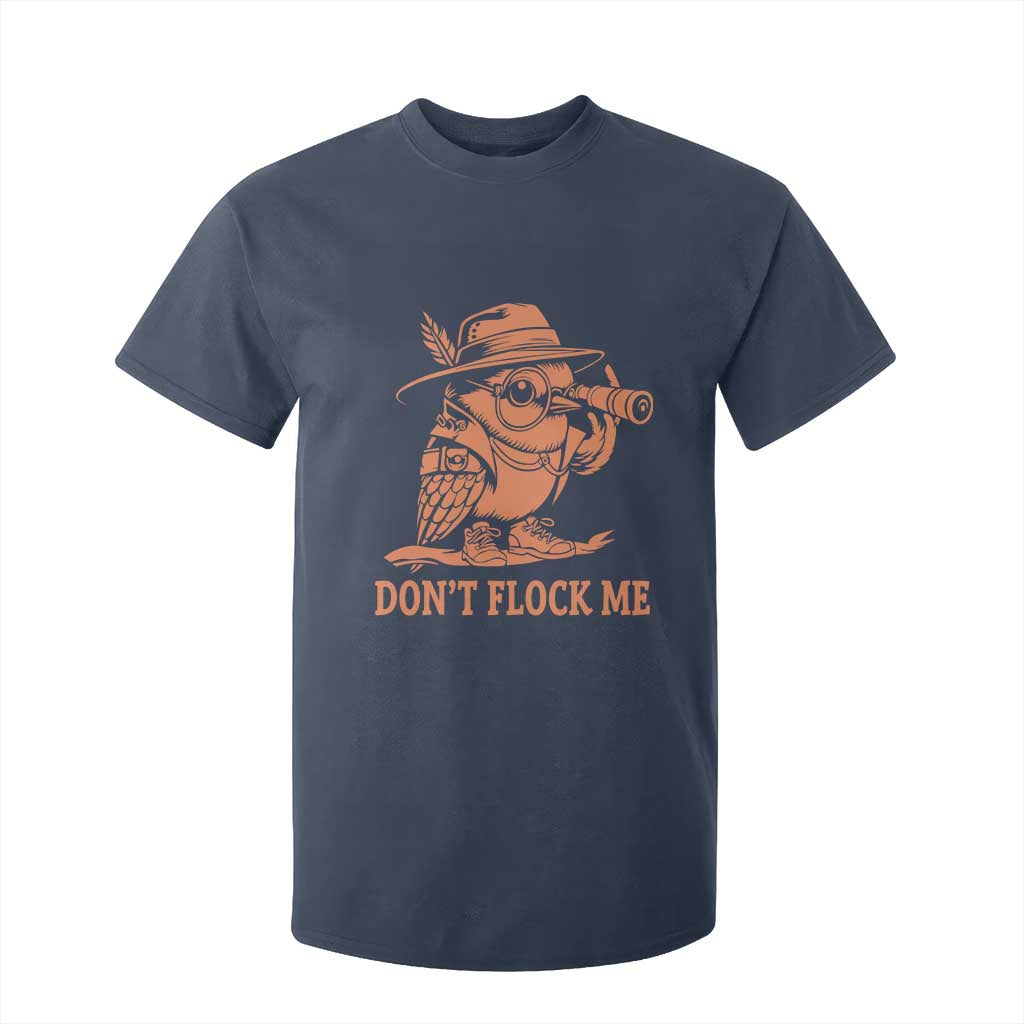 Funny Bird Watching Detective Birdwatcher T Shirt For Kid Dont Flock Me