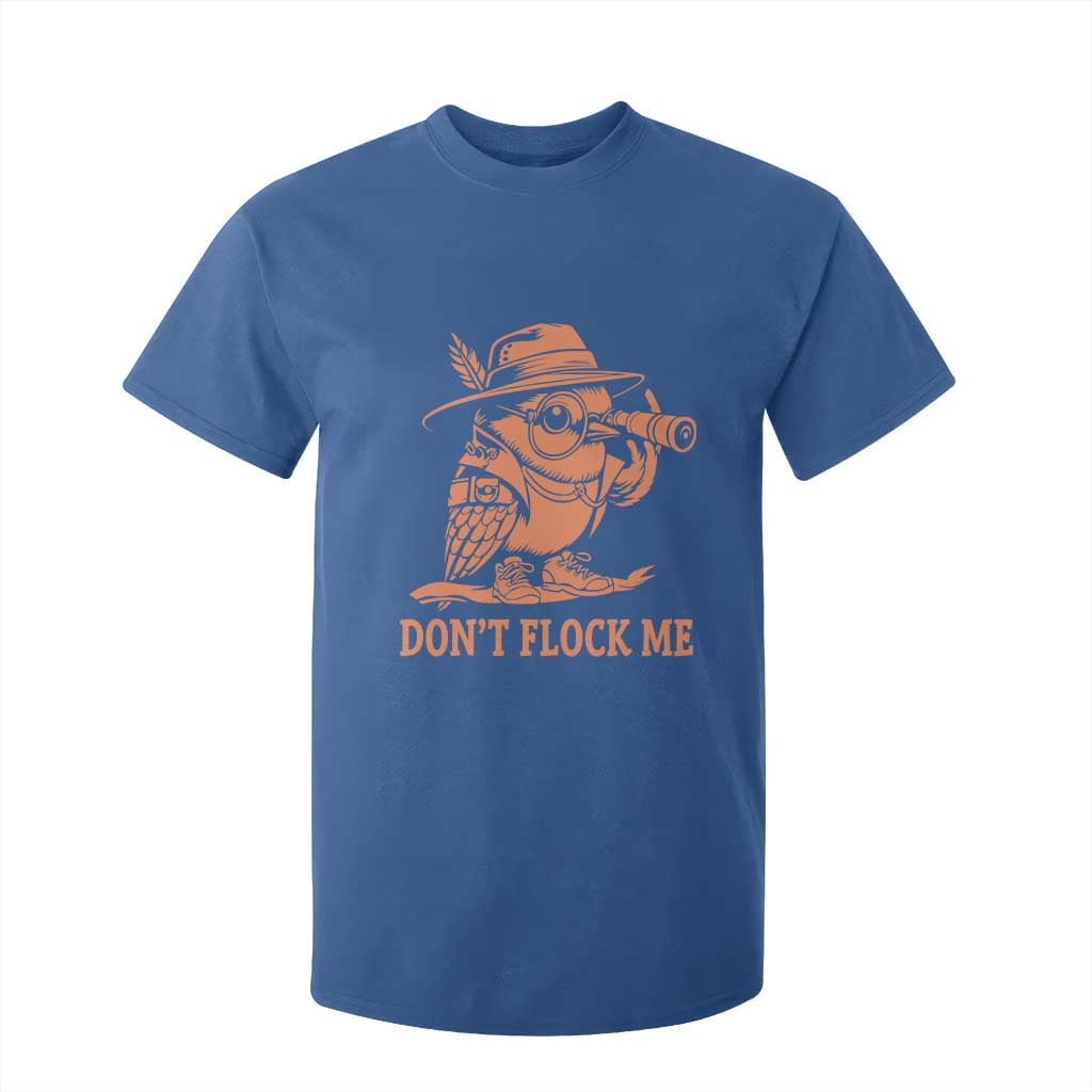 Funny Bird Watching Detective Birdwatcher T Shirt For Kid Dont Flock Me