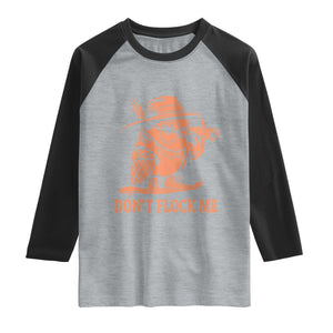Funny Bird Watching Detective Birdwatcher Raglan Shirt Dont Flock Me