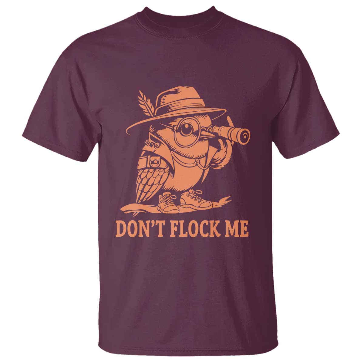 Funny Bird Watching Detective Birdwatcher T Shirt Dont Flock Me
