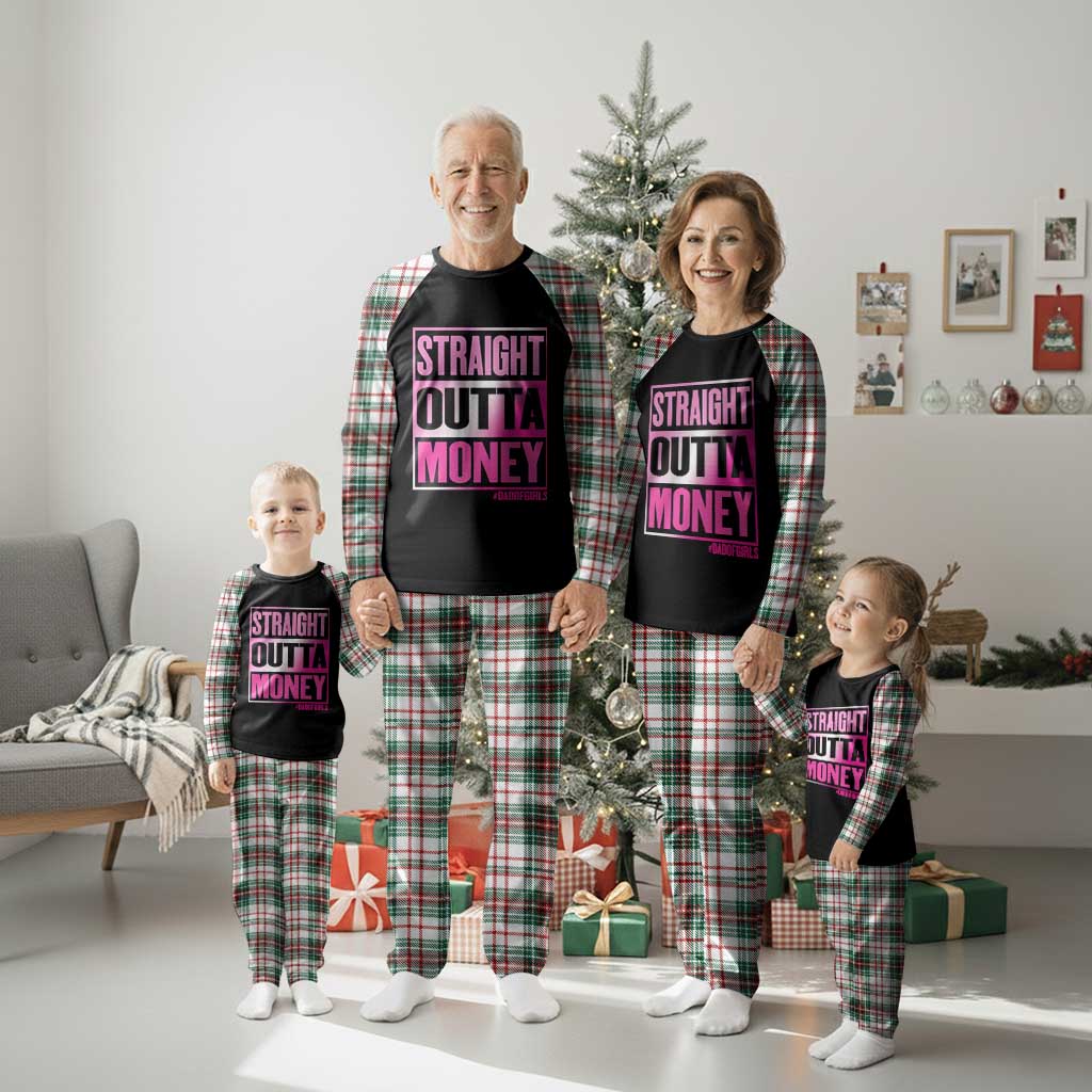 Funny Girl Dad Life Plaid Pajama Set Broke Dad Out Of Money