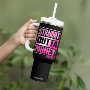Funny Girl Dad Life Tumbler With Handle Broke Dad Out Of Money
