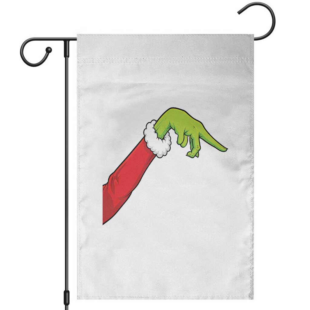 Funny Green Hand Basketball Pointing Meme Garden Flag Christmas Holiday Gift TS12 White Print Your Wear