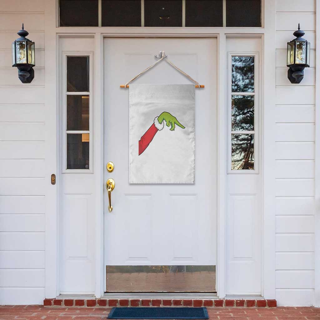Funny Green Hand Basketball Pointing Meme Garden Flag Christmas Holiday Gift