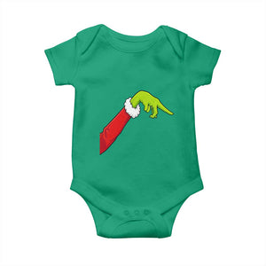 Funny Green Hand Basketball Pointing Meme Baby Onesie Christmas Holiday Gift