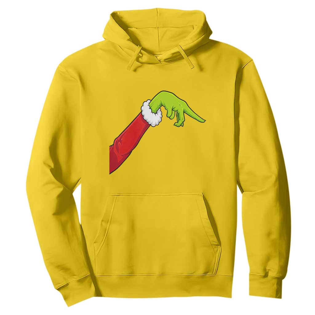 Funny Green Hand Basketball Pointing Meme Hoodie Christmas Holiday Gift