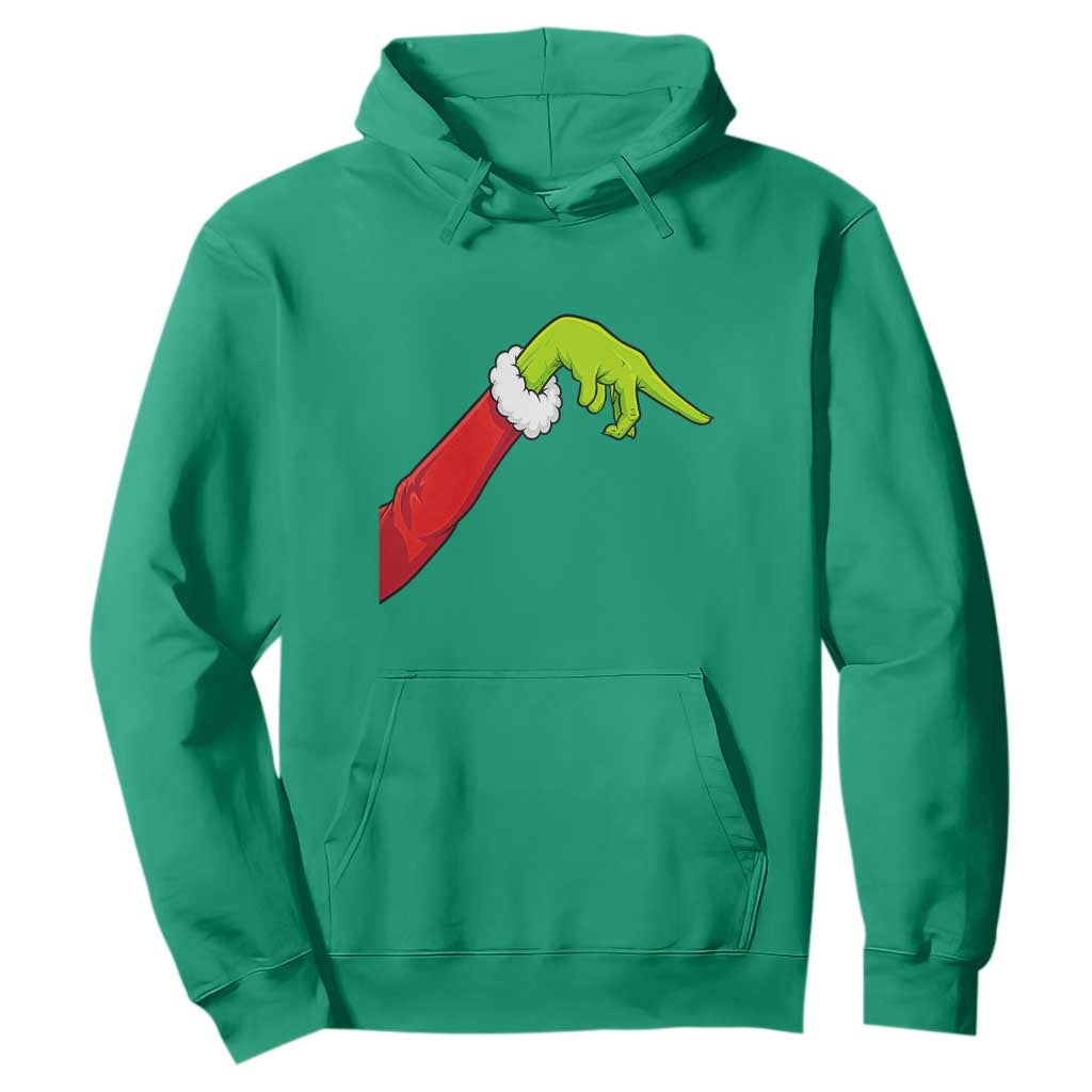 Funny Green Hand Basketball Pointing Meme Hoodie Christmas Holiday Gift