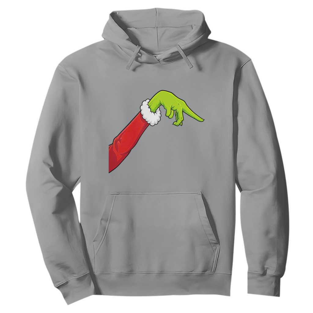 Funny Green Hand Basketball Pointing Meme Hoodie Christmas Holiday Gift