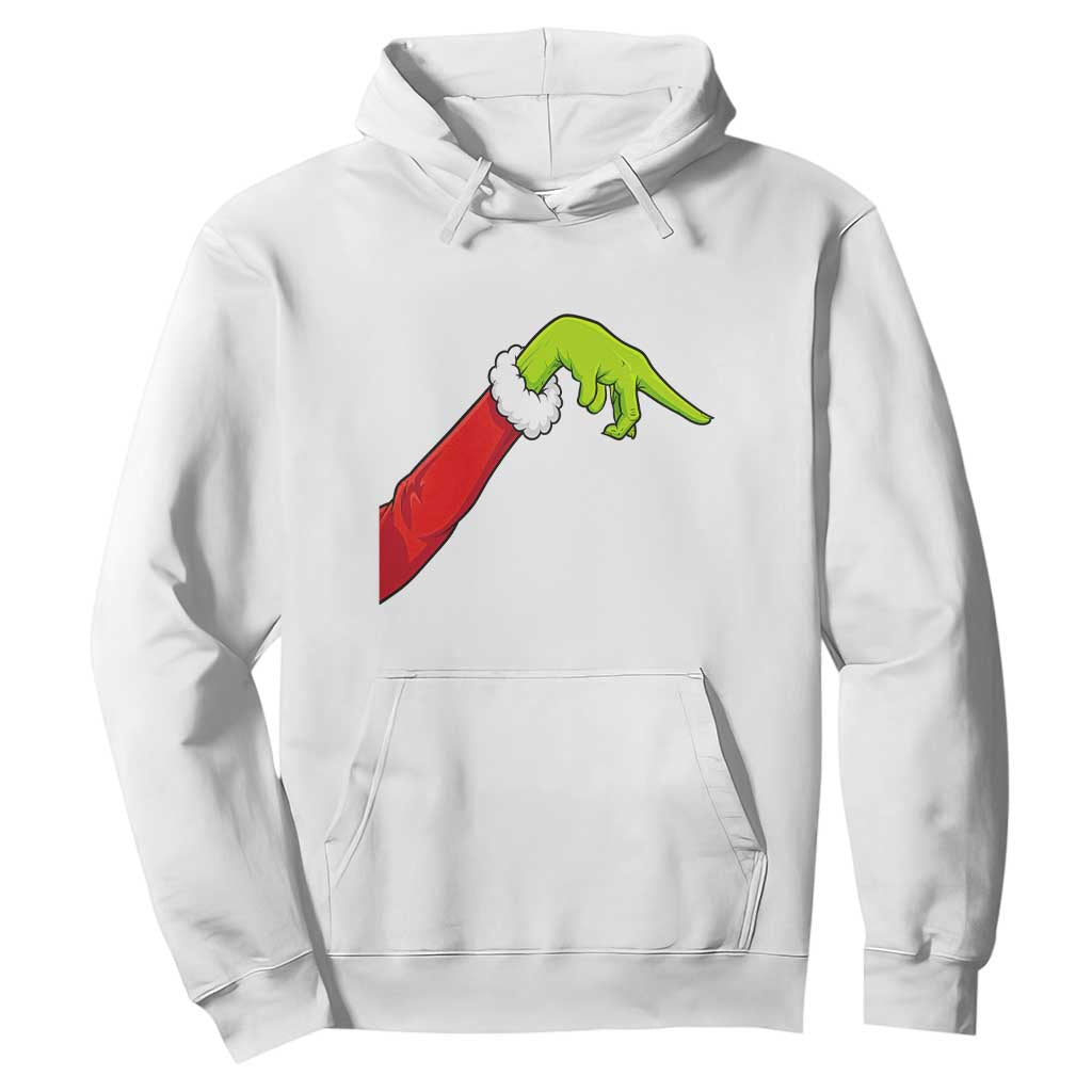 Funny Green Hand Basketball Pointing Meme Hoodie Christmas Holiday Gift TS12 White Print Your Wear