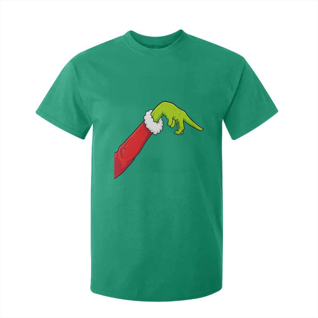 Funny Green Hand Basketball Pointing Meme T Shirt For Kid Christmas Holiday Gift