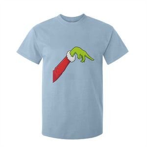 Funny Green Hand Basketball Pointing Meme T Shirt For Kid Christmas Holiday Gift