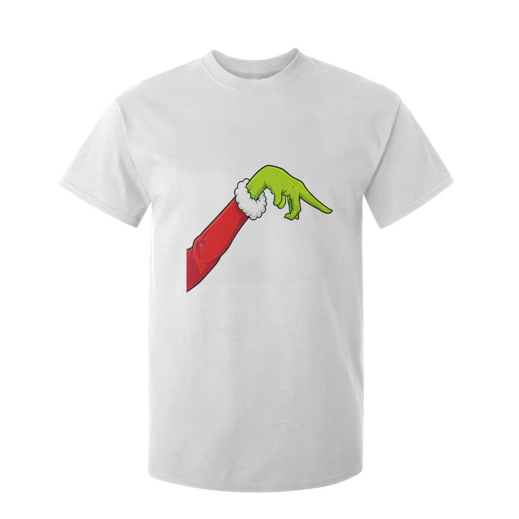 Funny Green Hand Basketball Pointing Meme T Shirt For Kid Christmas Holiday Gift TS12 White Print Your Wear