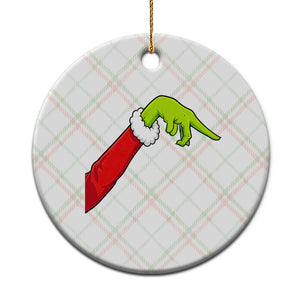 Funny Green Hand Basketball Pointing Meme Ceramic Ornament Christmas Holiday Gift