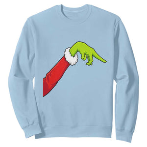 Funny Green Hand Basketball Pointing Meme Sweatshirt Christmas Holiday Gift