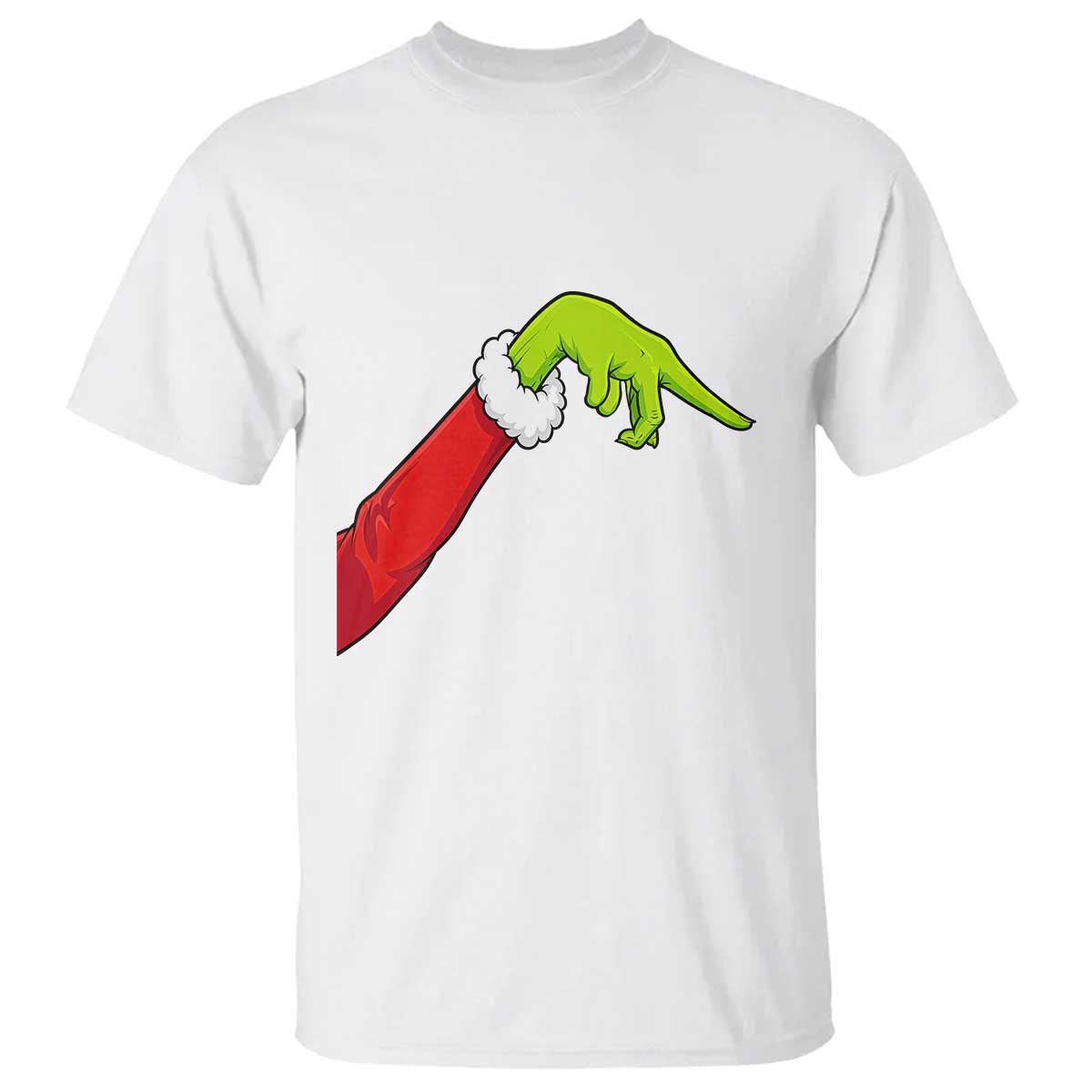 Funny Green Hand Basketball Pointing Meme T Shirt Christmas Holiday Gift TS12 White Print Your Wear