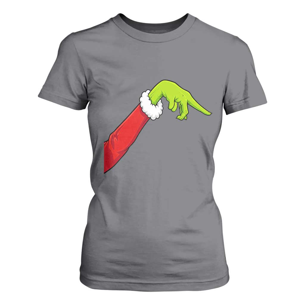 Funny Green Hand Basketball Pointing Meme T Shirt For Women Christmas Holiday Gift