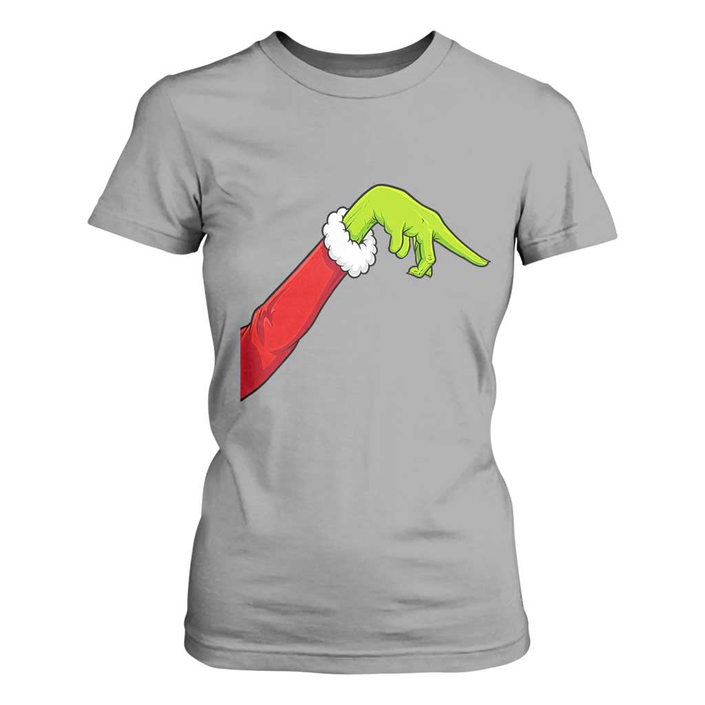 Funny Green Hand Basketball Pointing Meme T Shirt For Women Christmas Holiday Gift