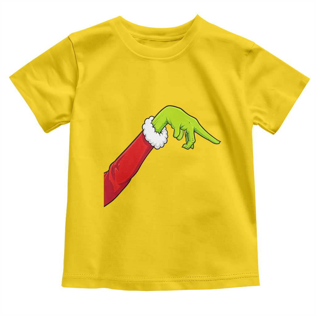 Funny Green Hand Basketball Pointing Meme Toddler T Shirt Christmas Holiday Gift