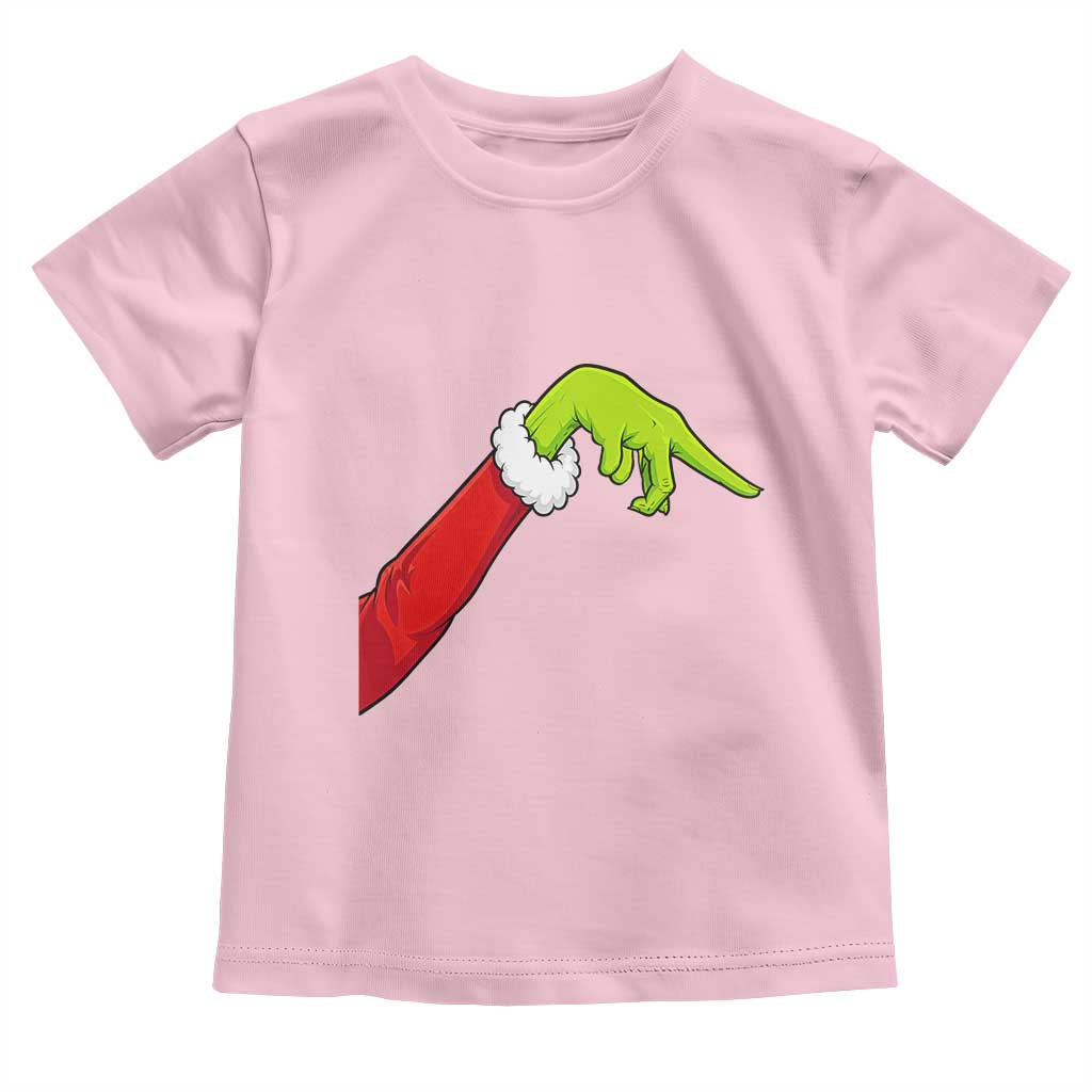Funny Green Hand Basketball Pointing Meme Toddler T Shirt Christmas Holiday Gift