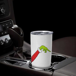 Funny Green Hand Basketball Pointing Meme Tumbler Cup Christmas Holiday Gift