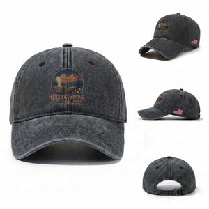 Yellowstone National Park Do Not Pet The Fluffy Cows Washed Cotton Baseball Cap Amusing Bison Encounter Campsite Toss