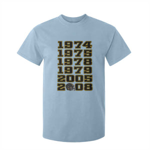 Six Historic Championship Seasons T Shirt For Kid Vintage Football Fan Graphic