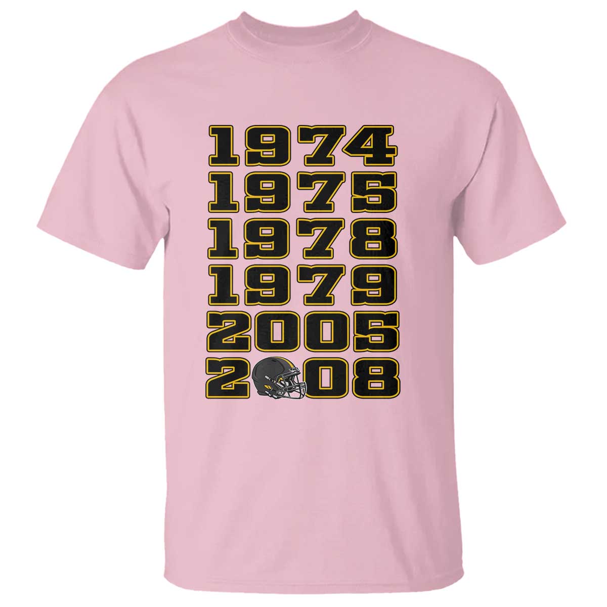 Six Historic Championship Seasons T Shirt Vintage Football Fan Graphic