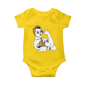 We Can Do It Game Day Baby Onesie Rosie The Riveter Strong Woman Football Fan