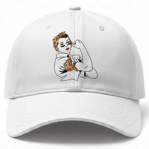 We Can Do It Game Day Baseball Cap Rosie The Riveter Strong Woman Football Fan