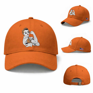 We Can Do It Game Day Baseball Cap Rosie The Riveter Strong Woman Football Fan