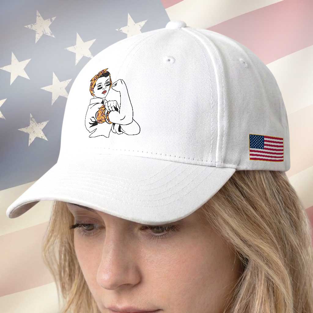 We Can Do It Game Day Baseball Cap Rosie The Riveter Strong Woman Football Fan