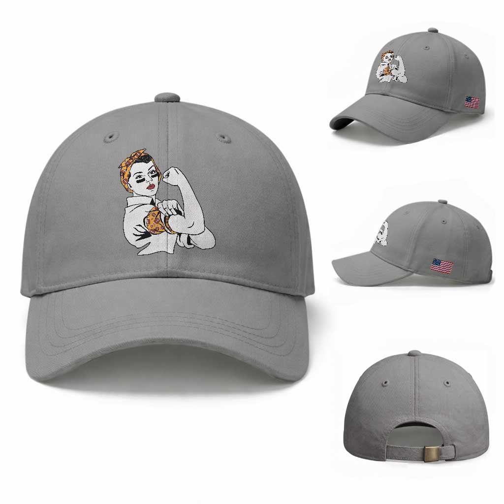 We Can Do It Game Day Baseball Cap Rosie The Riveter Strong Woman Football Fan