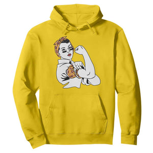 We Can Do It Game Day Hoodie Rosie The Riveter Strong Woman Football Fan
