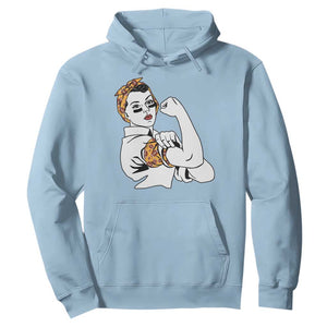 We Can Do It Game Day Hoodie Rosie The Riveter Strong Woman Football Fan