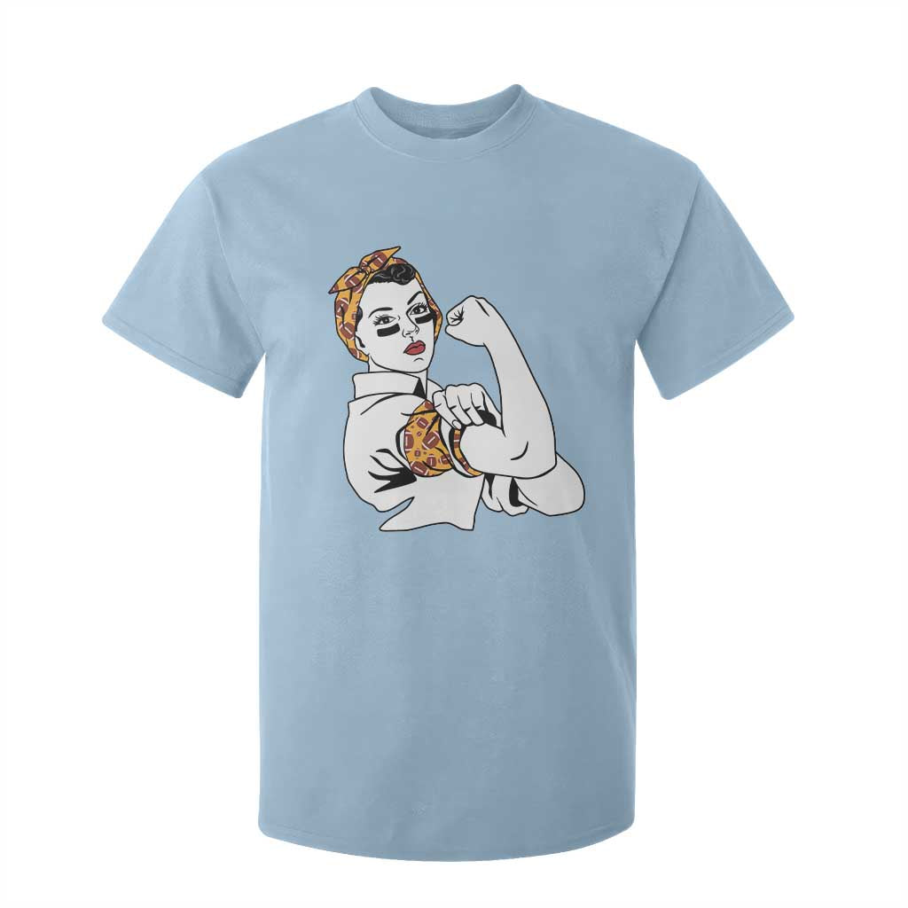 We Can Do It Game Day T Shirt For Kid Rosie The Riveter Strong Woman Football Fan