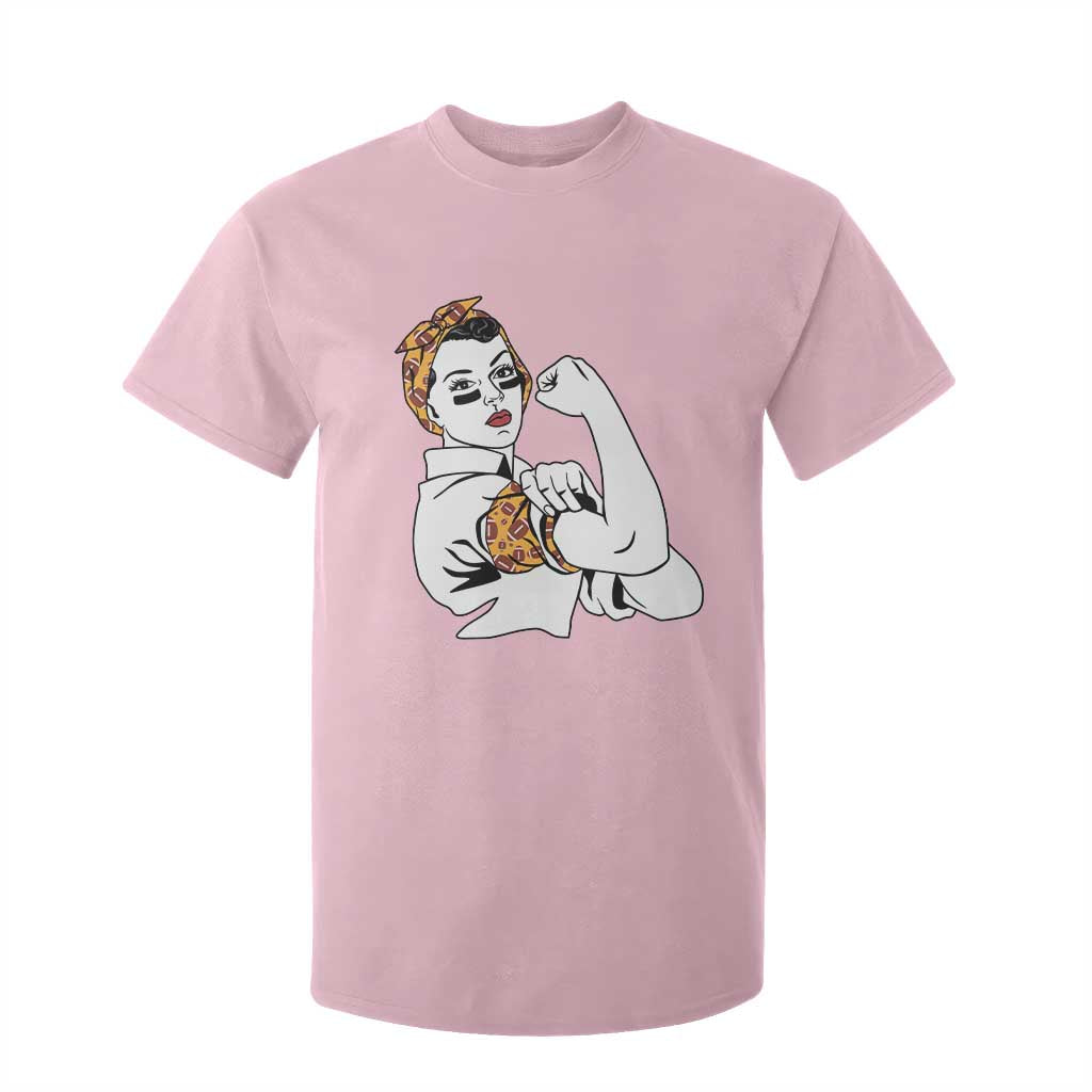 We Can Do It Game Day T Shirt For Kid Rosie The Riveter Strong Woman Football Fan