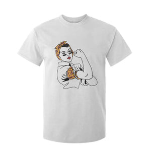 We Can Do It Game Day T Shirt For Kid Rosie The Riveter Strong Woman Football Fan