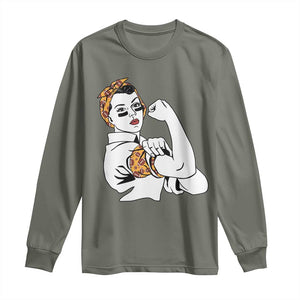 We Can Do It Game Day Long Sleeve Shirt Rosie The Riveter Strong Woman Football Fan