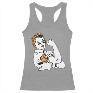 We Can Do It Game Day Racerback Tank Top Rosie The Riveter Strong Woman Football Fan