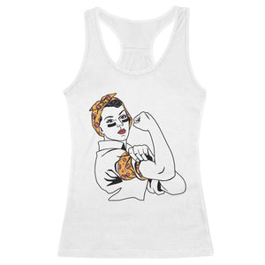 We Can Do It Game Day Racerback Tank Top Rosie The Riveter Strong Woman Football Fan