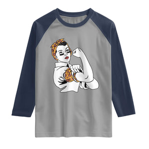 We Can Do It Game Day Raglan Shirt Rosie The Riveter Strong Woman Football Fan