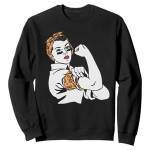 We Can Do It Game Day Sweatshirt Rosie The Riveter Strong Woman Football Fan