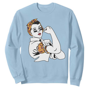 We Can Do It Game Day Sweatshirt Rosie The Riveter Strong Woman Football Fan