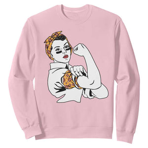 We Can Do It Game Day Sweatshirt Rosie The Riveter Strong Woman Football Fan