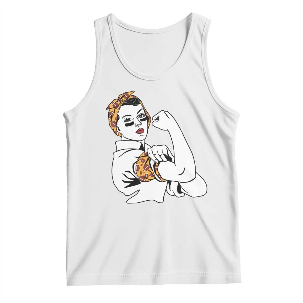 We Can Do It Game Day Tank Top Rosie The Riveter Strong Woman Football Fan