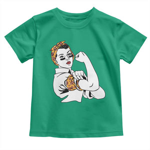 We Can Do It Game Day Toddler T Shirt Rosie The Riveter Strong Woman Football Fan