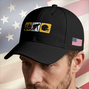 Pittsburgh Skyline Crest Graphic Baseball Cap Football Fan Pride