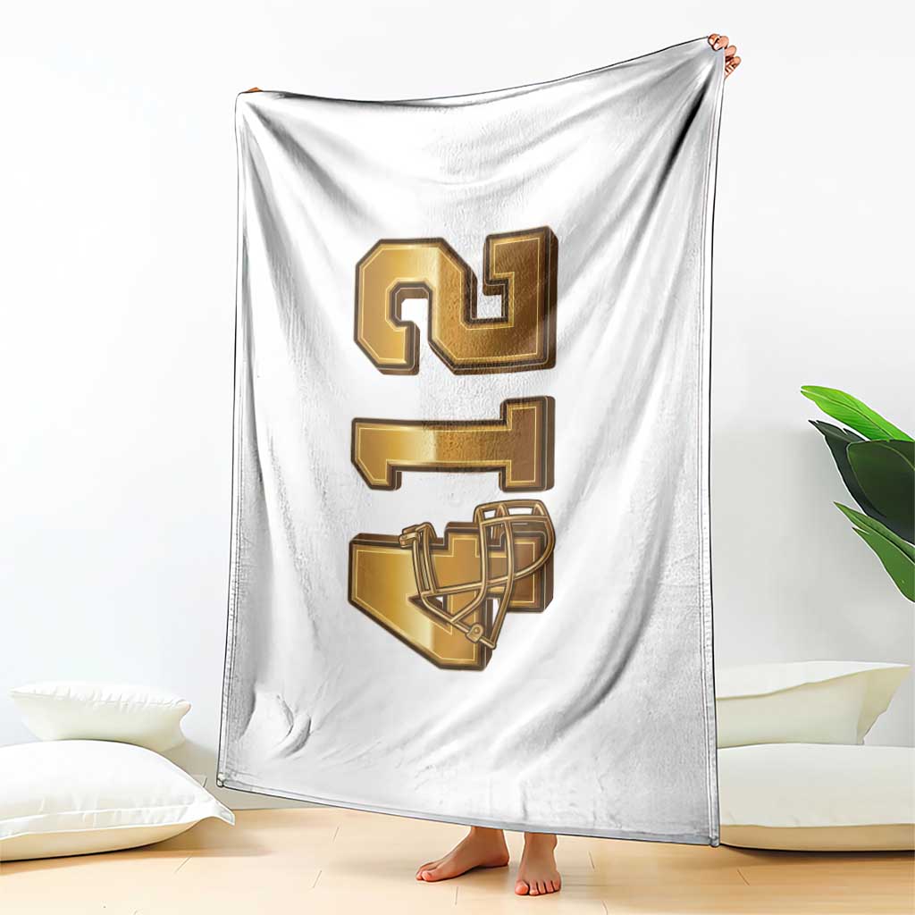 Vintage Pittsburgh City Skyline Crest Throw Blanket Game Day Fan Pride
